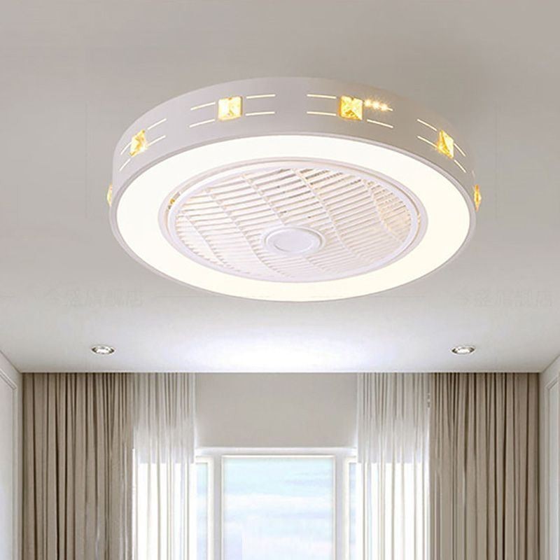 Ultradünnes Deckenventilatorlicht Unsichtbarer Deckenventilator mit Licht