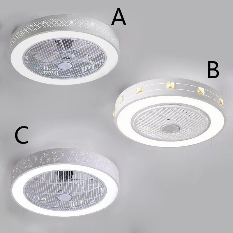 Ultradünnes Deckenventilatorlicht Unsichtbarer Deckenventilator mit Licht