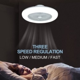 Deckenventilator, dreifarbig, Dimmfunktion mit Fernbedienung, 3 Geschwindigkeiten