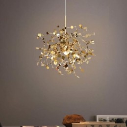3 Lichter Kronleuchter Licht Edelstahl Anhänger Beleuchtung Deckenleuchte