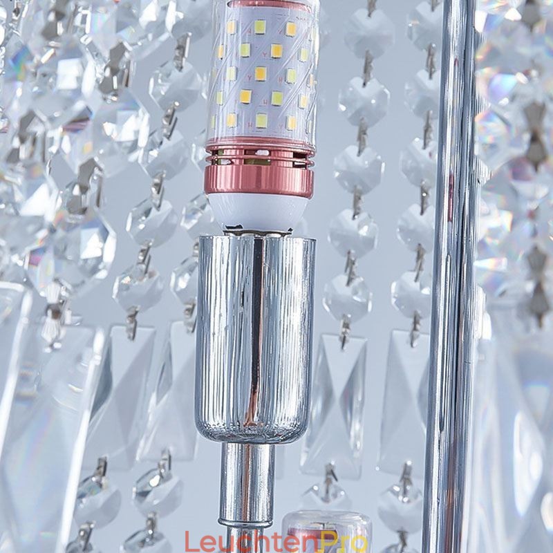 Retro Kristall Kronleuchter Amerikanischen Luxus Kristall Decke Licht Mit 18 Lichter