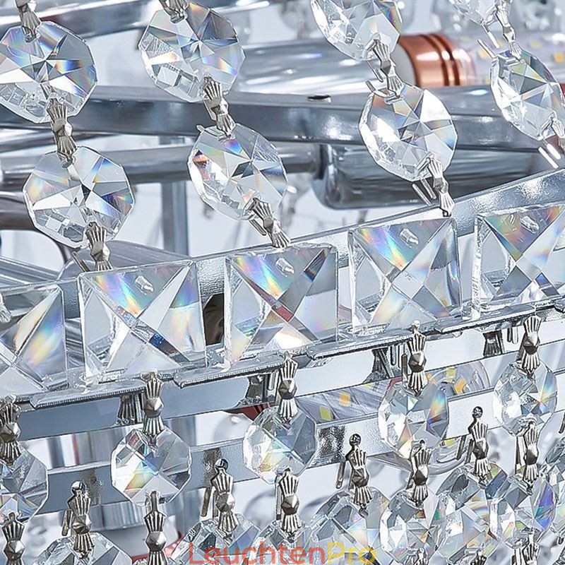 Retro Kristall Kronleuchter Amerikanischen Luxus Kristall Decke Licht Mit 18 Lichter