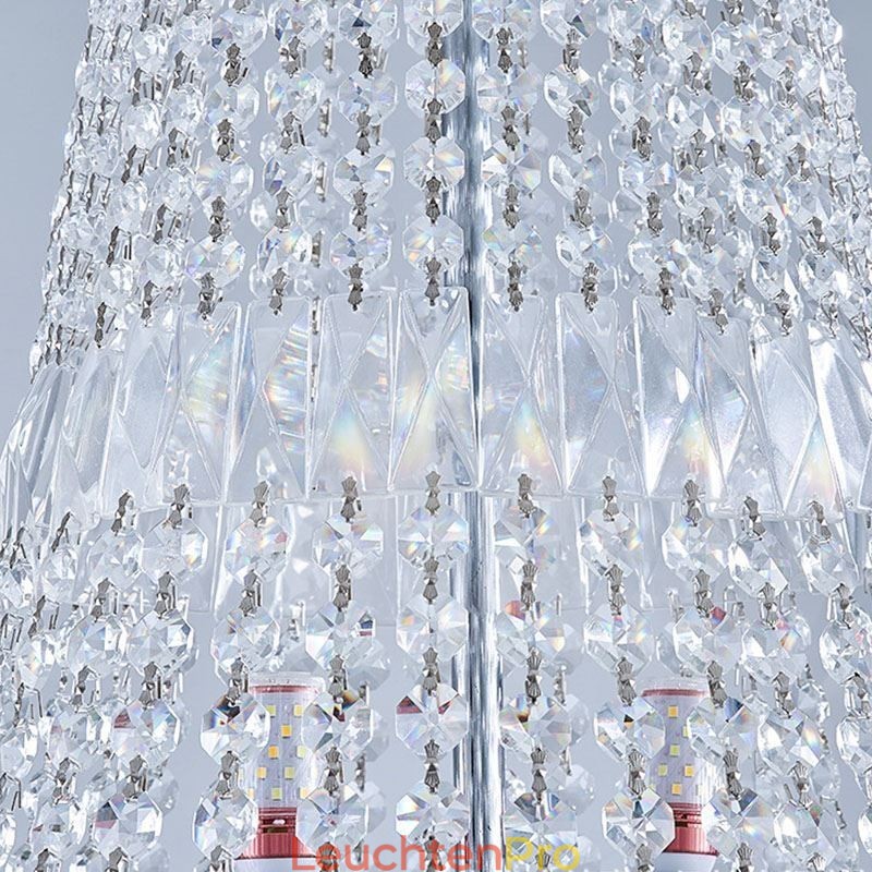 Retro Kristall Kronleuchter Amerikanischen Luxus Kristall Decke Licht Mit 18 Lichter