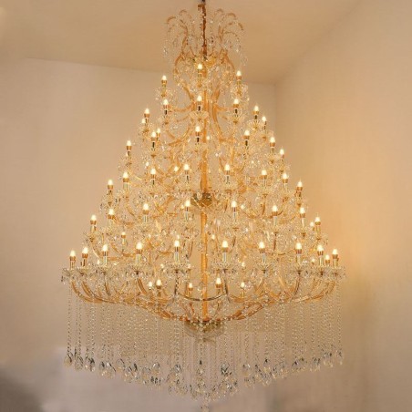 Luxus Kristall Kronleuchter Dekoration Deckenleuchte mit 96 Lichter Luxus Kristall Kronleuchter Dekoration Deckenleuchte mit 96 Lichter