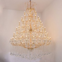 Luxus Kristall Kronleuchter Dekoration Deckenleuchte mit 96 Lichter