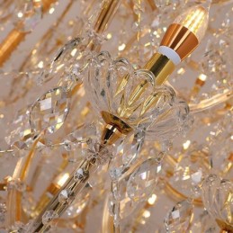 Luxus Kristall Kronleuchter Dekoration Deckenleuchte mit 96 Lichter