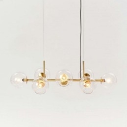 Zeitgenössische Magic Bean Pendelleuchte Simple 8 Lichter