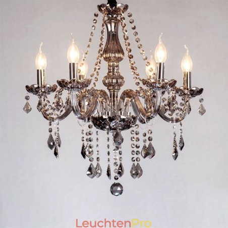Eleganter Kristall-Kronleuchter im europäischen Stil, Glas-Pendelleuchte Eleganter Kristall-Kronleuchter im europäischen Stil, Glas-Pendelleuchte