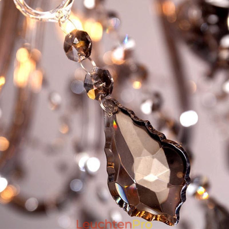 Eleganter Kristall-Kronleuchter im europäischen Stil, Glas-Pendelleuchte