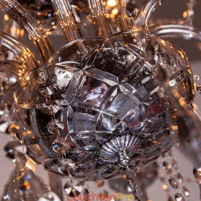 Eleganter Kristall-Kronleuchter im europäischen Stil, Glas-Pendelleuchte