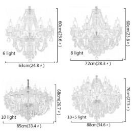 Luxus Kristall Kronleuchter Europäischen Elegante Pendelleuchte