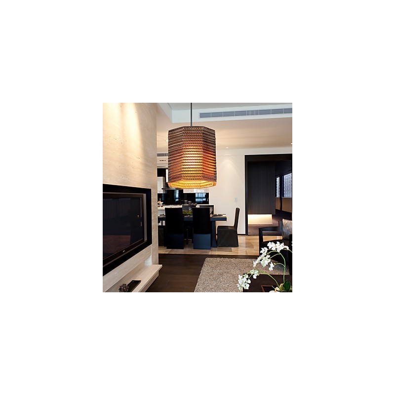 Pendelleuchte 1 Licht Modernes Stoffmaterial