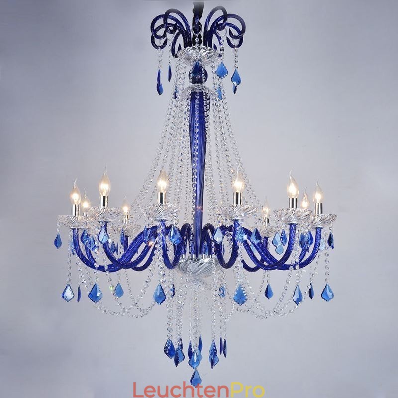Europäischer Kristall-Kronleuchter, elegante Pendelleuchte