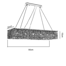 Europäische Kristall Kronleuchter Luxus Dekoration Decke Licht Mit 12 Lichter