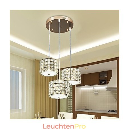 Single 3 Light Crystal Pendant Light Droplight Single 3 Light Crystal Pendant Light Droplight