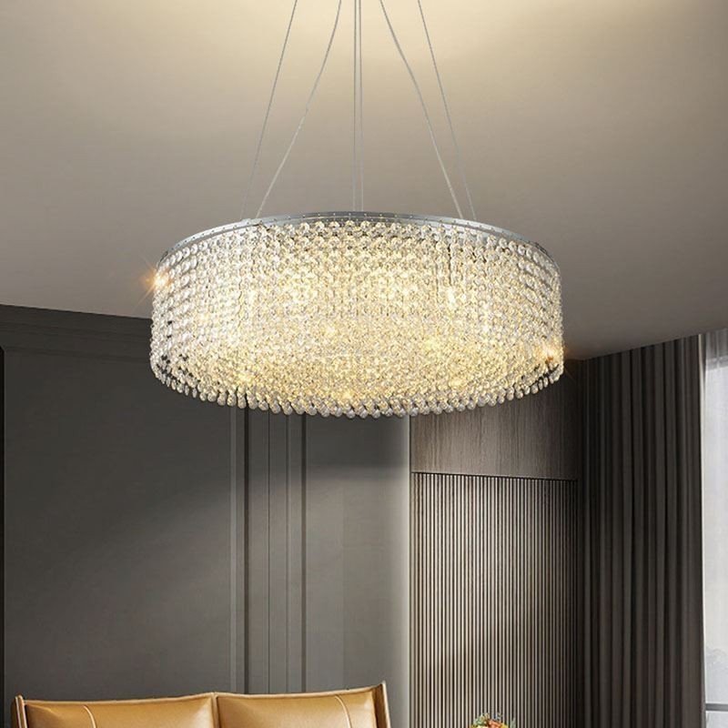 Moderne Kristall Kronleuchter Europäischen Luxus Dekorative Decke Lampe Mit 12 Lichter