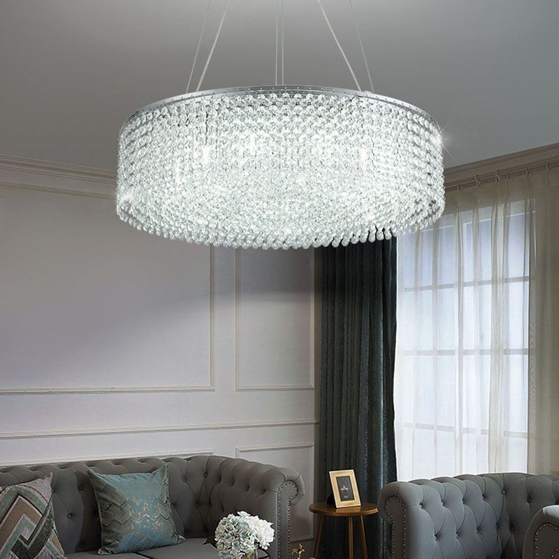 Moderne Kristall Kronleuchter Europäischen Luxus Dekorative Decke Lampe Mit 12 Lichter