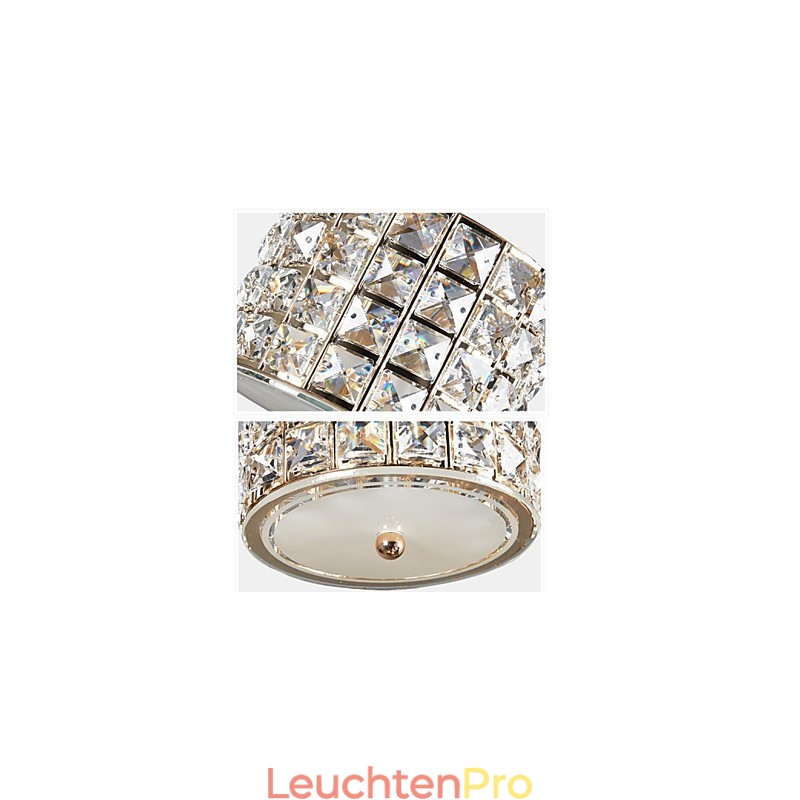 Single 3 Light Crystal Pendant Light Droplight