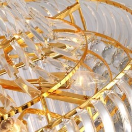 Luxus Kristall Kronleuchter Modernen Europäischen Anmutigen Lange Anhänger