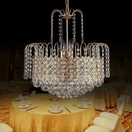Luxus Kristall Kronleuchter Moderne Elegante Pendelleuchte