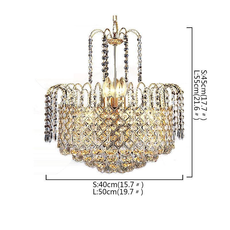 Luxus Kristall Kronleuchter Moderne Elegante Pendelleuchte