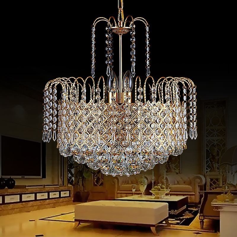 Luxus Kristall Kronleuchter Moderne Elegante Pendelleuchte