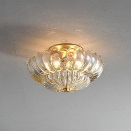 Moderne Deckenleuchte mit Lotussockel