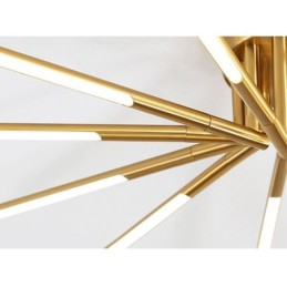 Einfache Deckenleuchte mit Feuerwerksmotiv