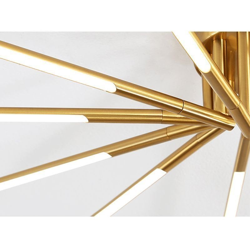 Einfache Deckenleuchte mit Feuerwerksmotiv