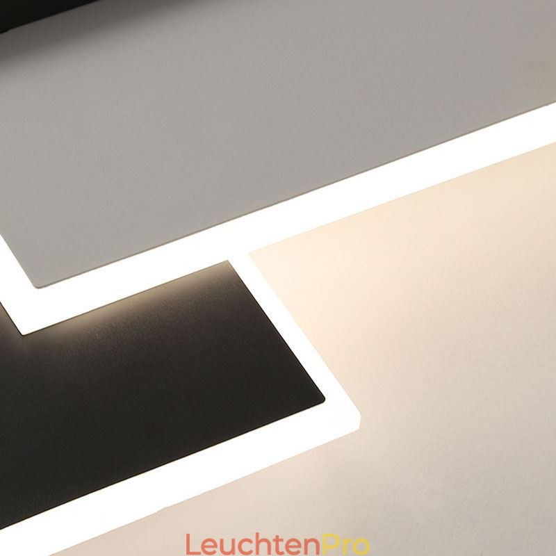 Minimalistische quadratische Deckenleuchte aus Acryl