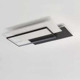 Minimalistische quadratische Deckenleuchte aus Acryl