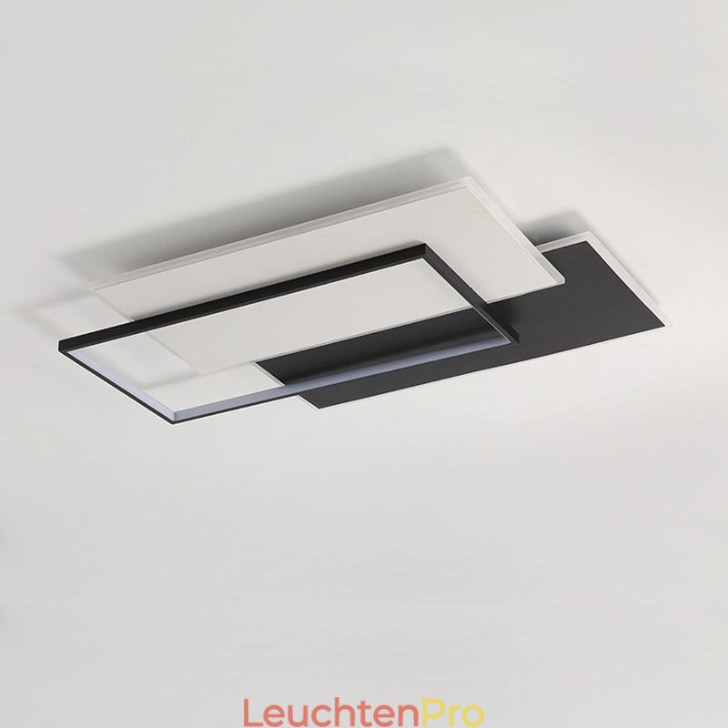 Minimalistische quadratische Deckenleuchte aus Acryl