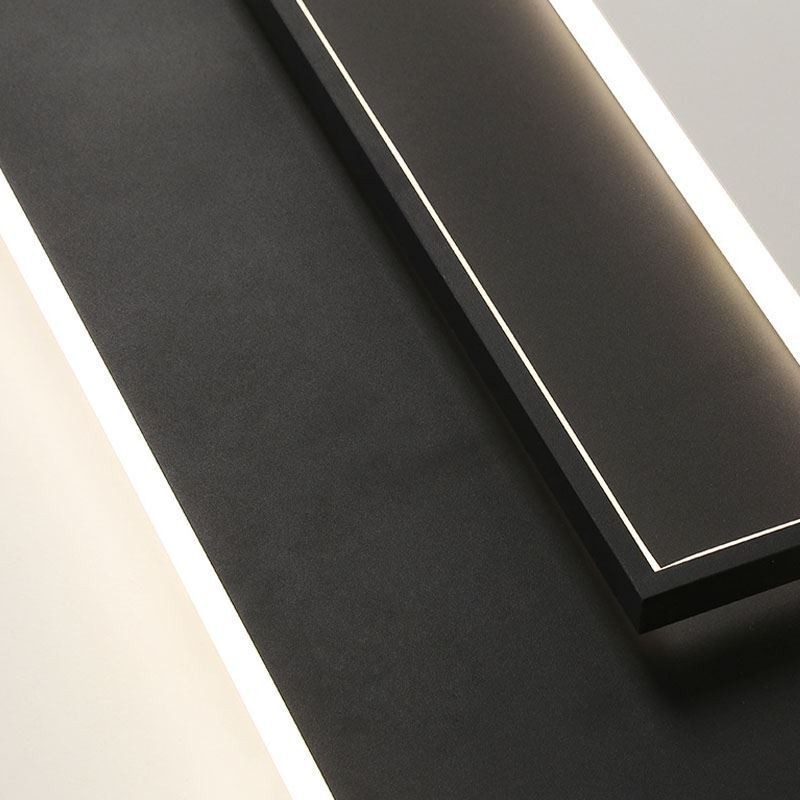 Minimalistische quadratische Deckenleuchte aus Acryl, 40–50 cm