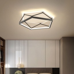 Hohle dreidimensionale Deckenleuchte zur Unterputzmontage, 55 cm