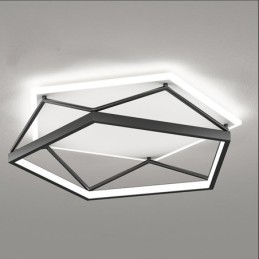 Hohle dreidimensionale Deckenleuchte zur Unterputzmontage, 55 cm
