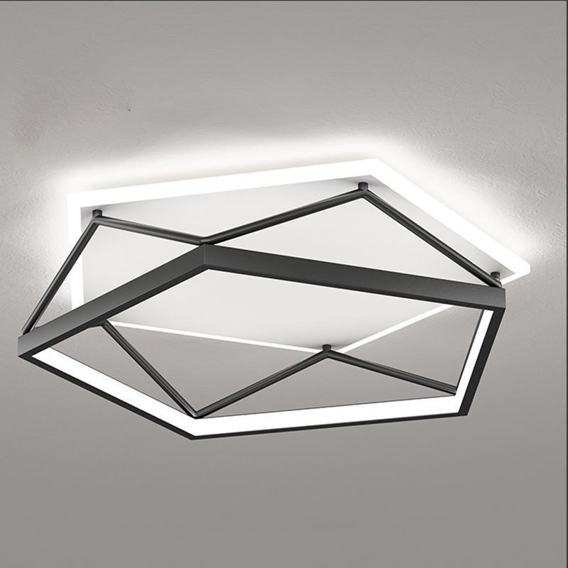 Hohle dreidimensionale Deckenleuchte zur Unterputzmontage, 55 cm