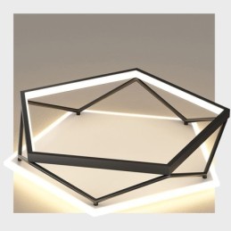 Hohle dreidimensionale Deckenleuchte zur Unterputzmontage, 55 cm