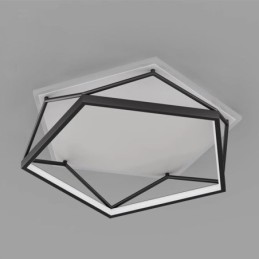 Hohle dreidimensionale Deckenleuchte zur Unterputzmontage, 55 cm