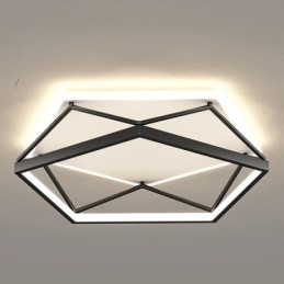 Hohle dreidimensionale Deckenleuchte zur Unterputzmontage, 55 cm
