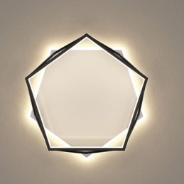 Hohle dreidimensionale Deckenleuchte zur Unterputzmontage, 55 cm