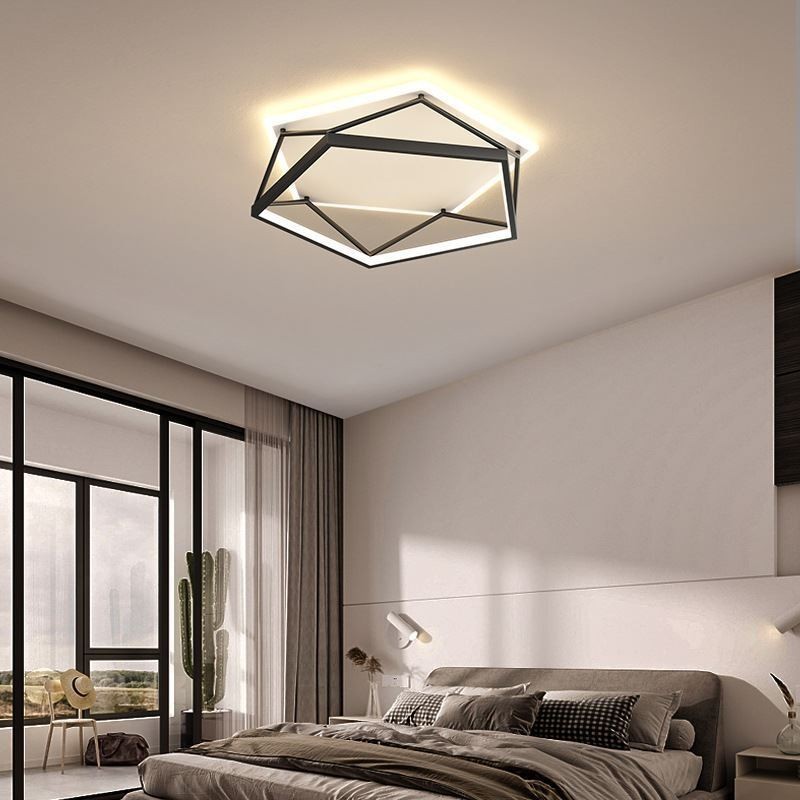 Hohle dreidimensionale Deckenleuchte zur Unterputzmontage, 55 cm