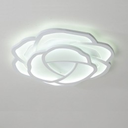 Deckenleuchte, modern, schlicht, rosa, Acryl, 52 cm