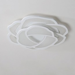 Deckenleuchte, modern, schlicht, rosa, Acryl, 52 cm