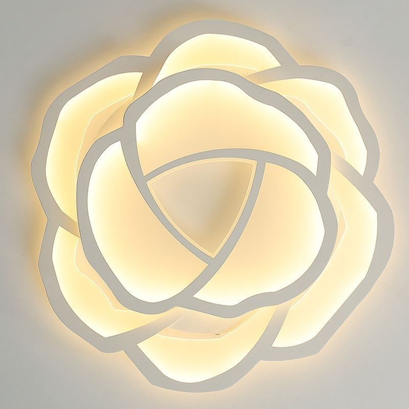 Deckenleuchte, modern, schlicht, rosa, Acryl, 52 cm