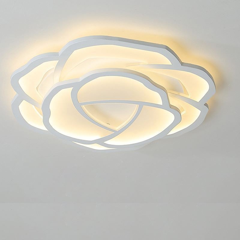 Deckenleuchte, modern, schlicht, rosa, Acryl, 52 cm
