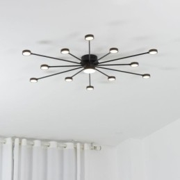 Unterputz-Deckenleuchte, modern, minimalistisch, Acryl-Lichtschirm