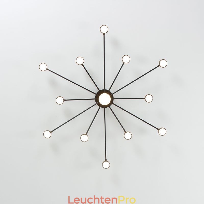 Unterputz-Deckenleuchte, modern, minimalistisch, Acryl-Lichtschirm