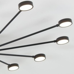Unterputz-Deckenleuchte, modern, minimalistisch, Acryl-Lichtschirm