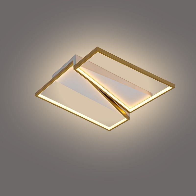 Minimalistische Mosaik-Trapez-Deckenleuchte