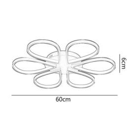 Minimalistische Clover Deckenleuchte